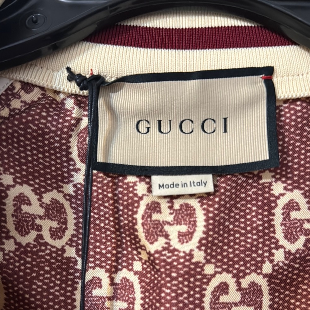 Gucci Burgundy and Cream Monogram Track Set - Picture 2 of 11